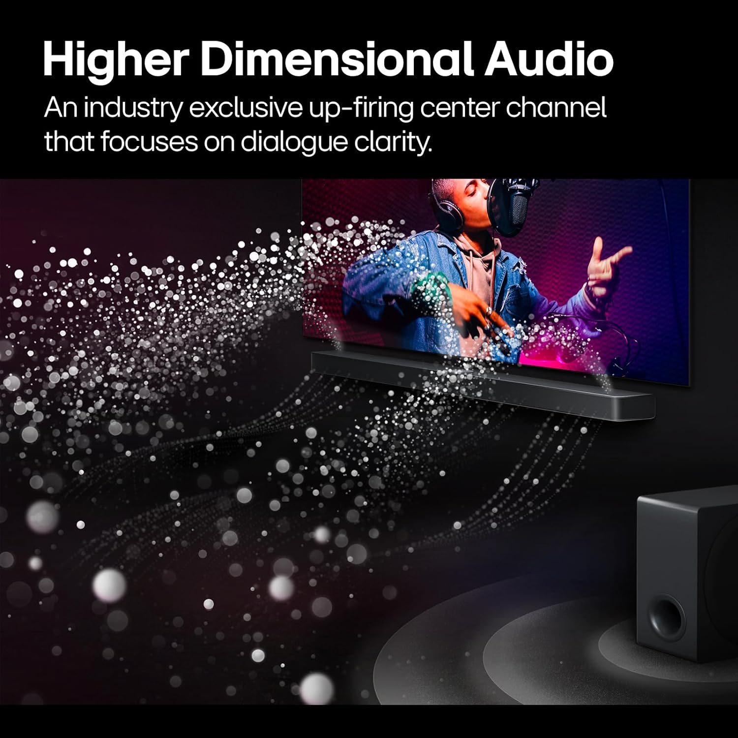 LG S80TR 5.1.3 ch. OLED evo TV Matching Home Theater Soundbar with Rear Surround Speakers and Wireless Subwoofer, Wow Orchestra, Dolby Atmos, WOWCAST Built-in (2024 Model) image 8