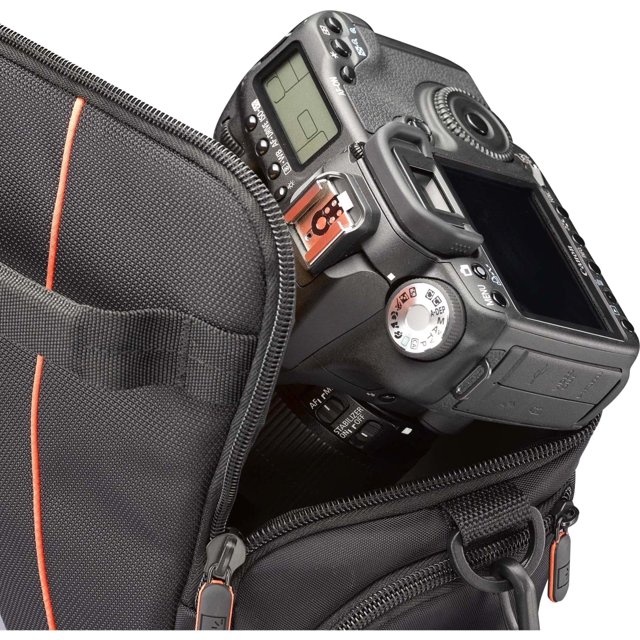 Case Logic Carrying Case (Holster) Camera, Accessories, Battery, Cable, Lens Cap, Memory Card, Cloth - Black image 6