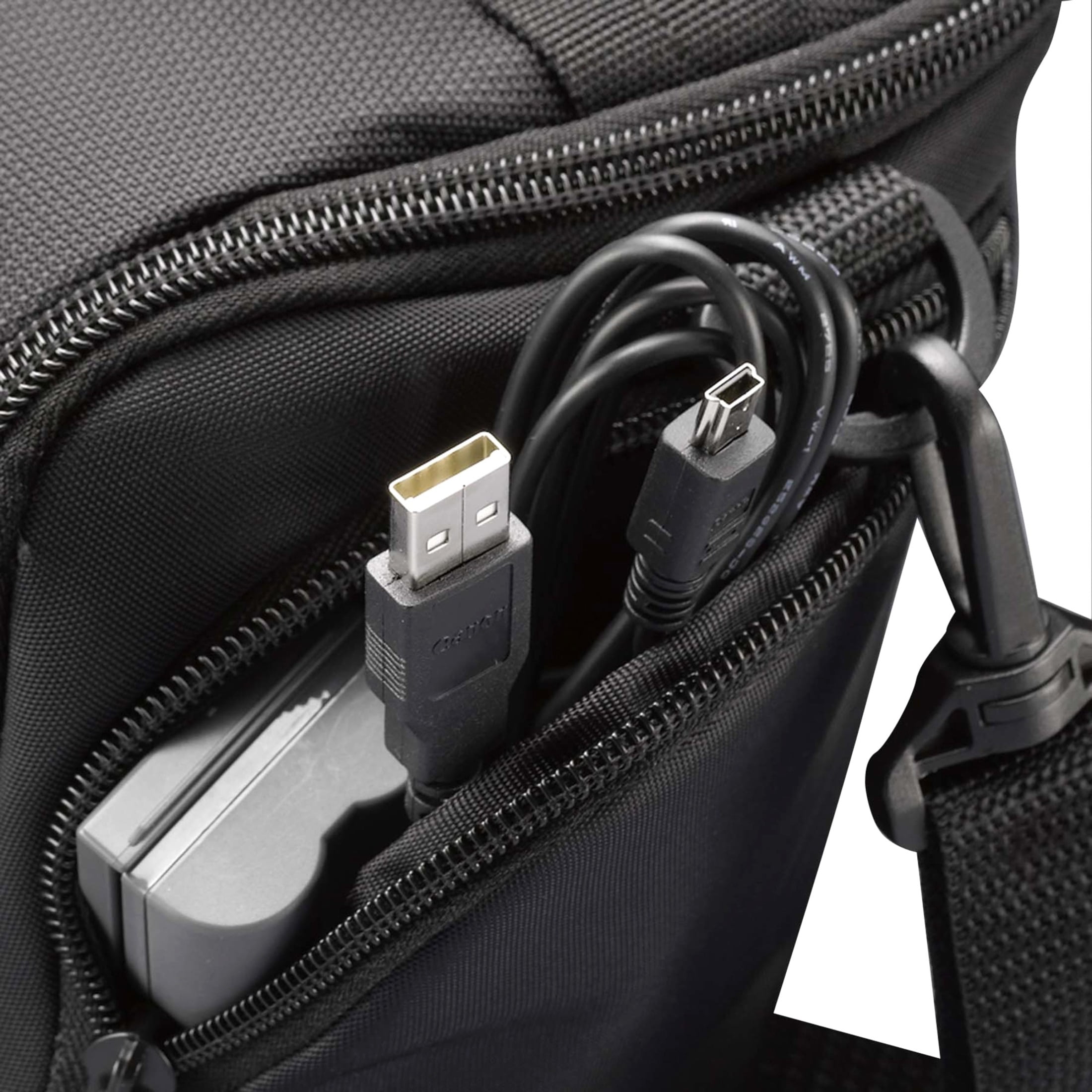 Case Logic Carrying Case (Holster) Camera, Accessories, Battery, Cable, Lens Cap, Memory Card, Cloth - Black image 7