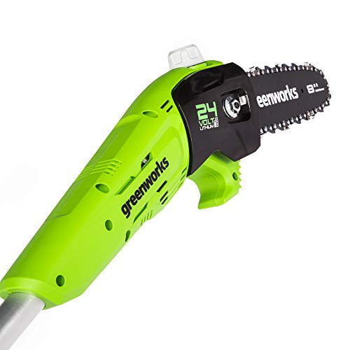 Greenworks 24V 8" Cordless Pole Saw with 2Ah Battery and Charger 1402102 image 3