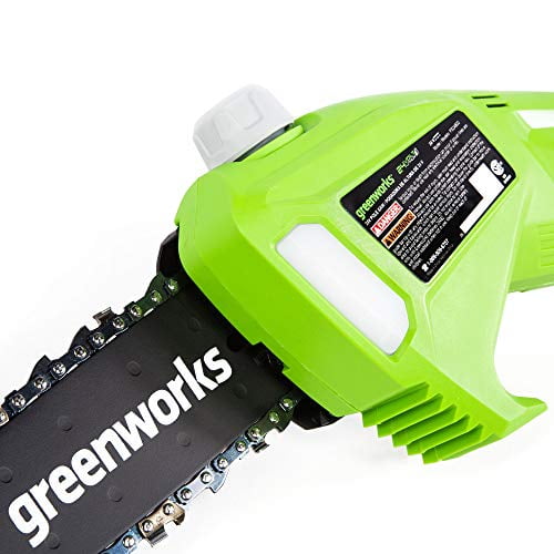 Greenworks 24V 8" Cordless Pole Saw with 2Ah Battery and Charger 1402102 image 4