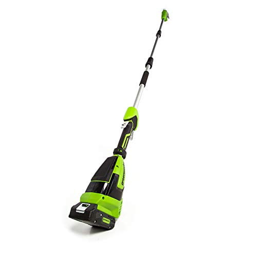 Greenworks 24V 8" Cordless Pole Saw with 2Ah Battery and Charger 1402102 image 5