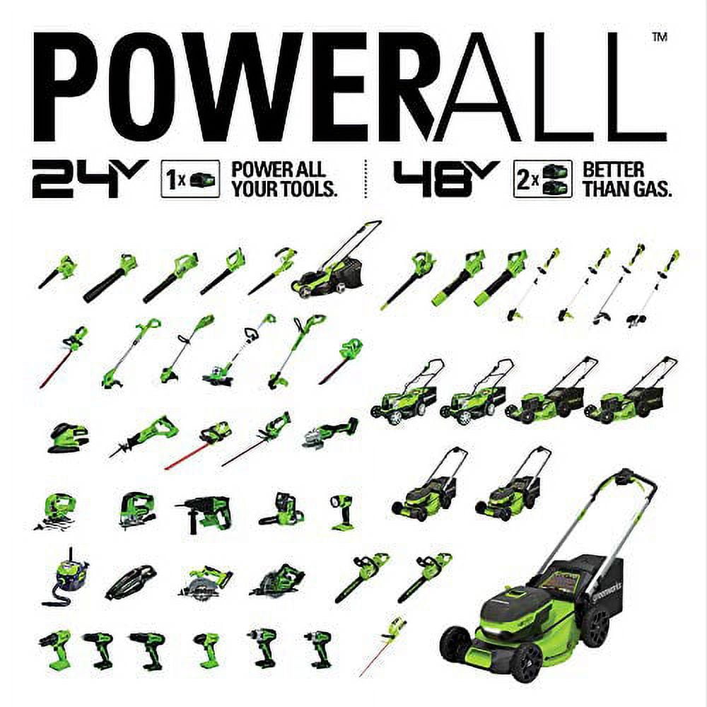 Greenworks 24V 8" Cordless Pole Saw with 2Ah Battery and Charger 1402102 image 7