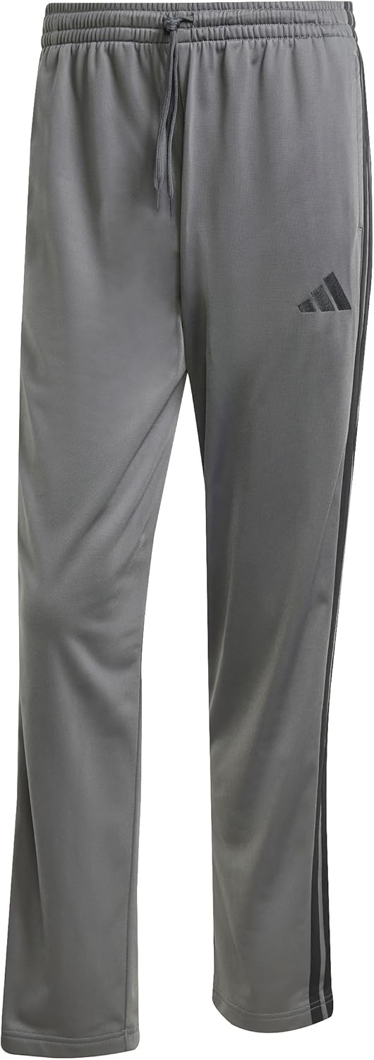 adidas Men's 3-Stripes Tricot Opem Hem Track Pants image 1