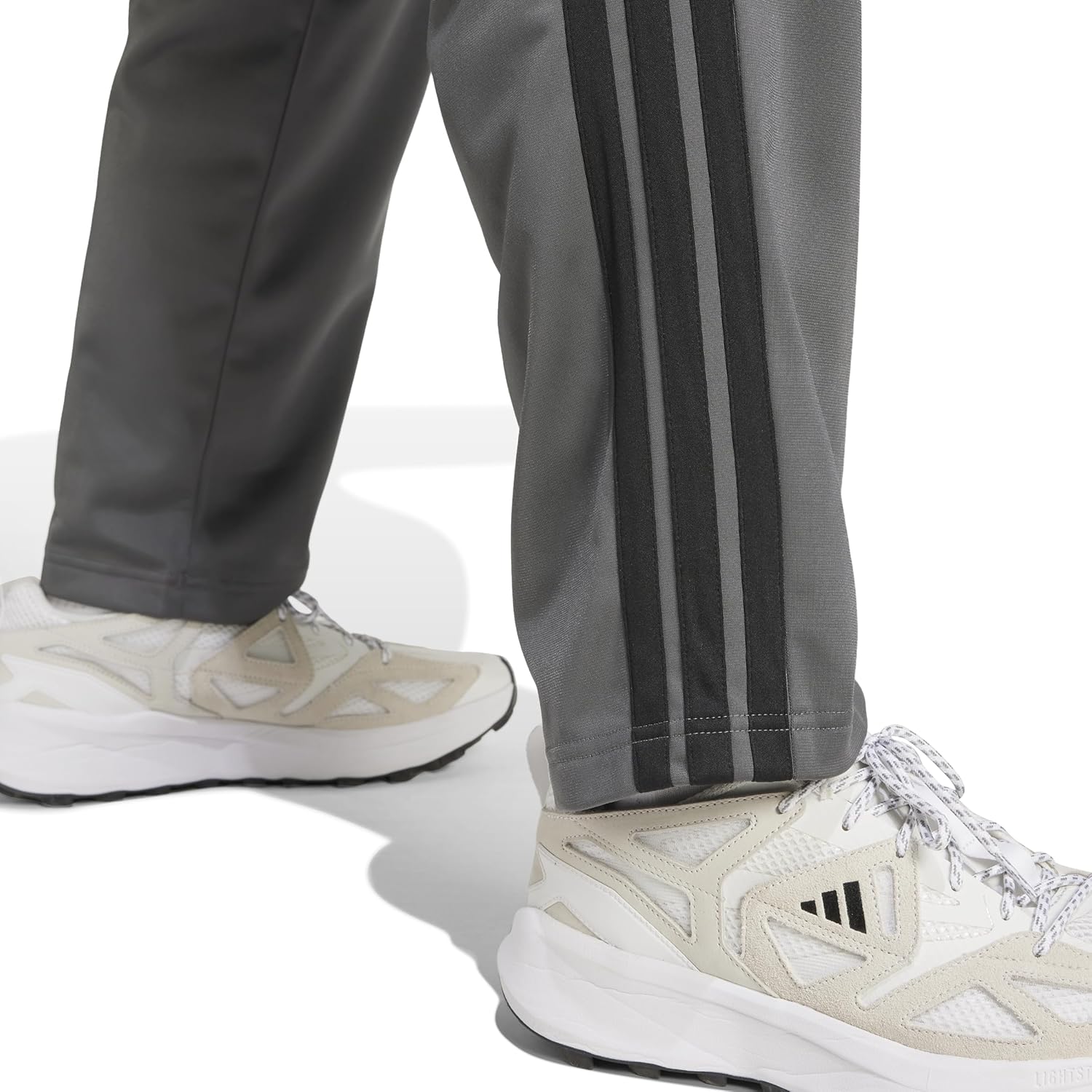 adidas Men's 3-Stripes Tricot Opem Hem Track Pants image 4