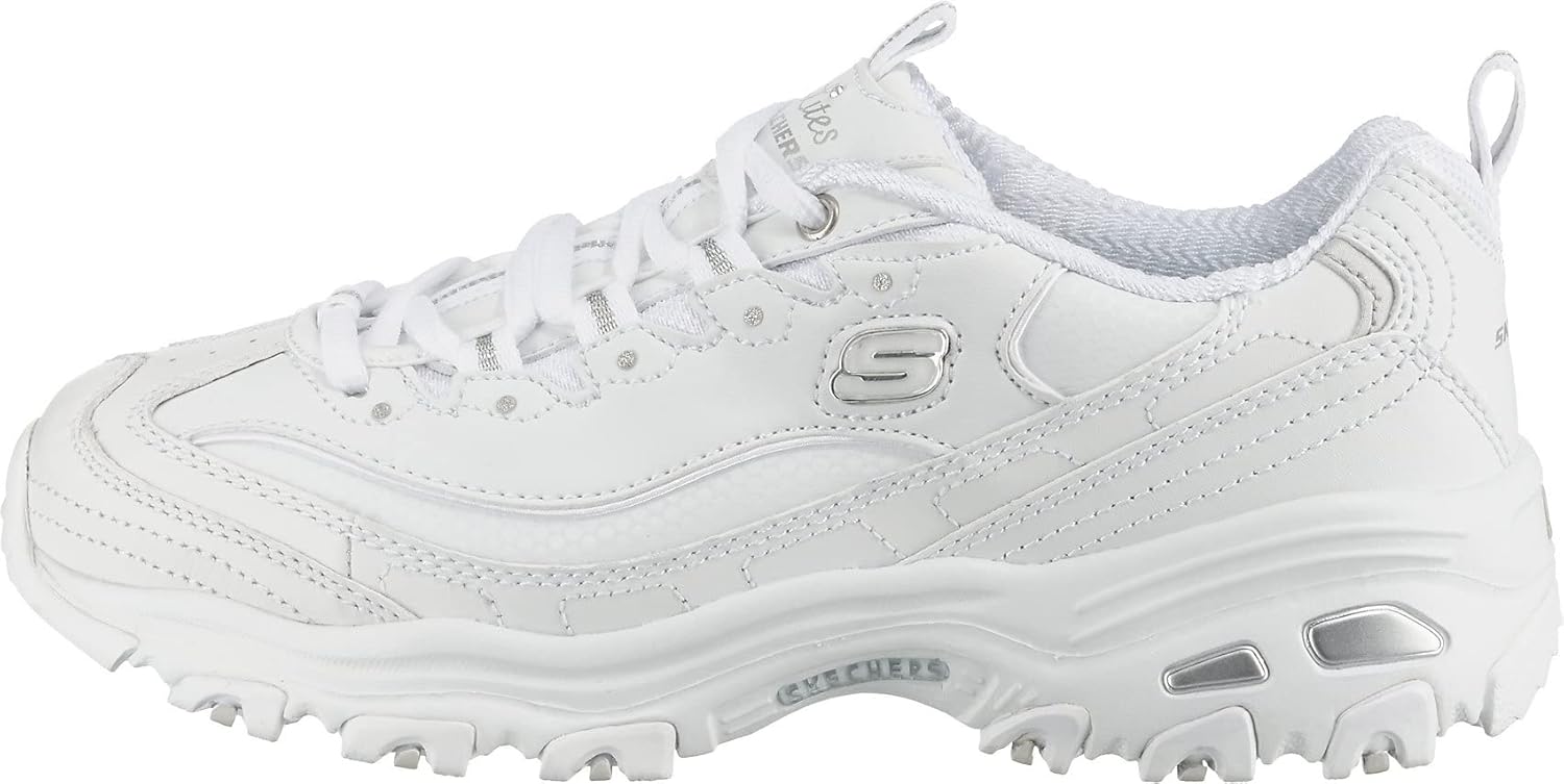 Skechers Women's D'Lites Fresh Start Memory Foam Lace-up Sneaker Fashion image 2