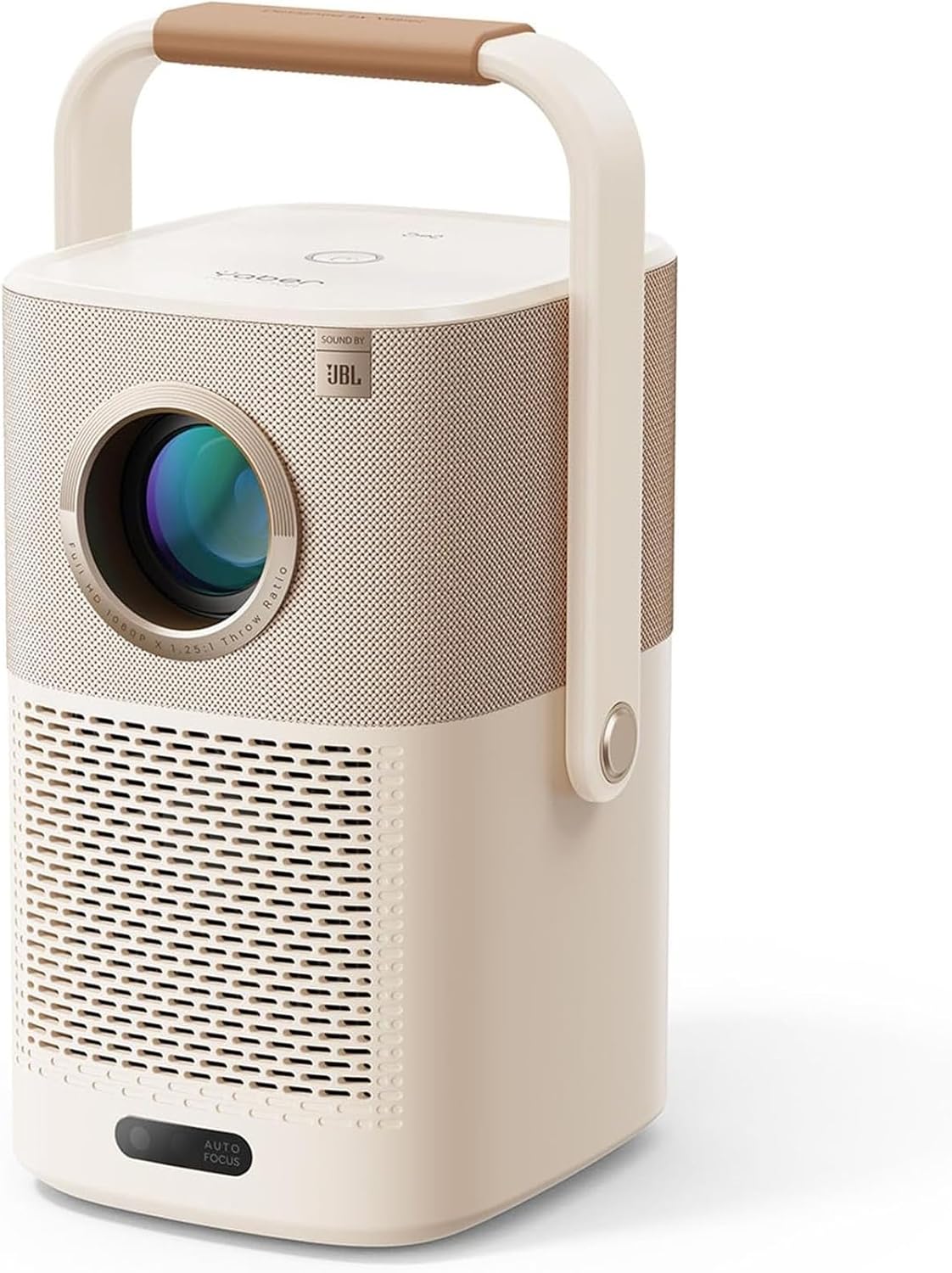 [Sound by JBL & Built-in Battery] Yaber T2 Outdoor Projector with WiFi 6 and Bluetooth, Native 1080P Smart Movie Portable Projector for Inside and Outside, Compatible with TV Dongle (Not included) image 1