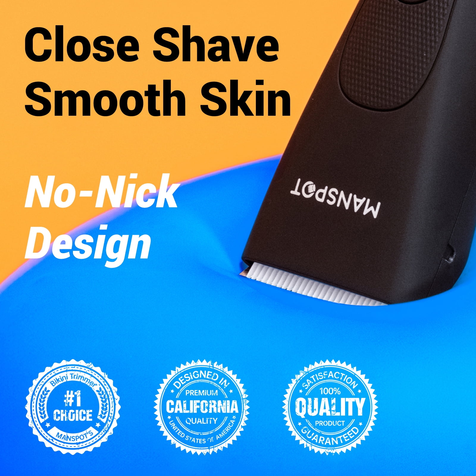 Manscape Body Hair Trimmer for Men , Groin Hair Trimmer Ball Shaver Replaceable Ceramic Blade Heads Waterproof image 9