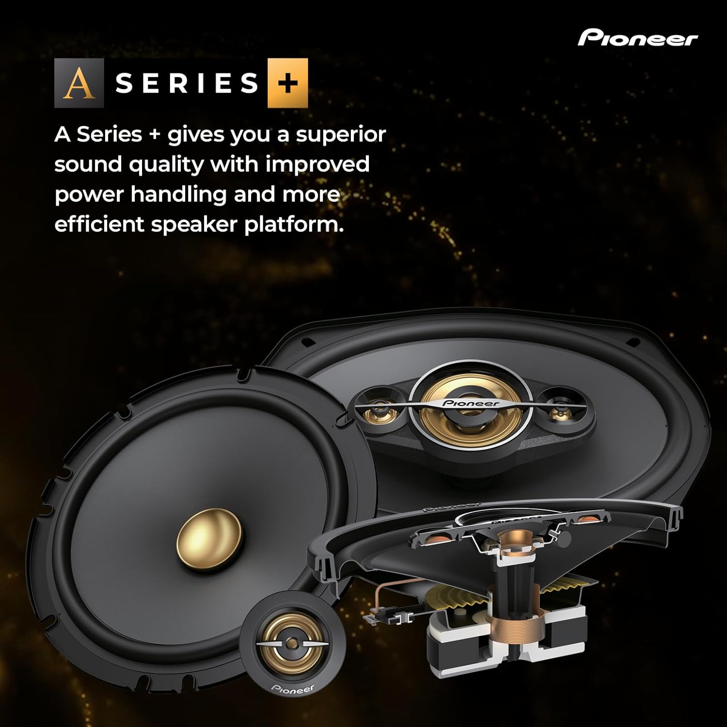 Pioneer A-Series Plus TS-A301TW 20 mm (0.75”) Tweeters (Pair) – 450W Max, Crisp High-Frequency Detail, Easy Add-On for Clarity image 2