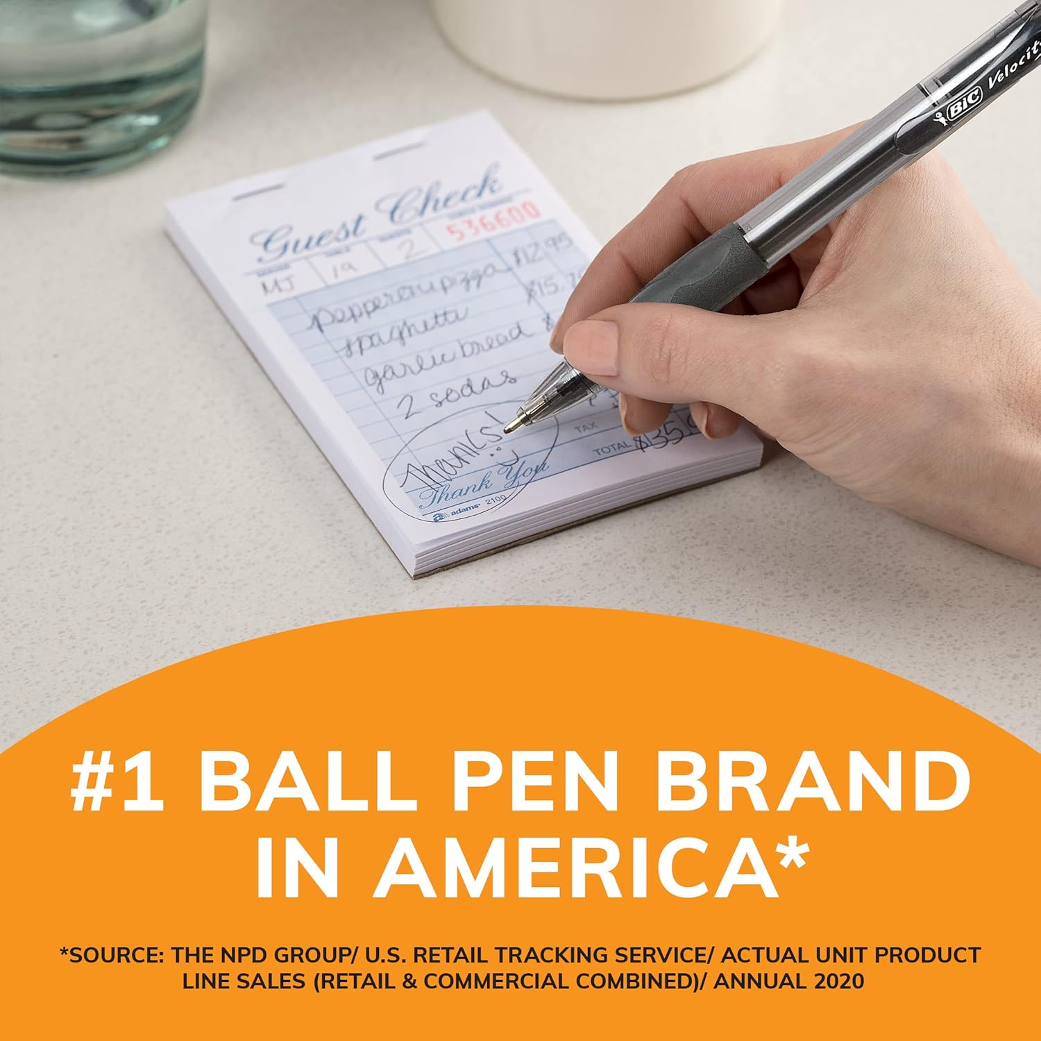 BIC Glide Bold Retractable Ball Point Pen, Bold Point (1.6mm), Black, Great For Everyday Use, 4-Count image 6