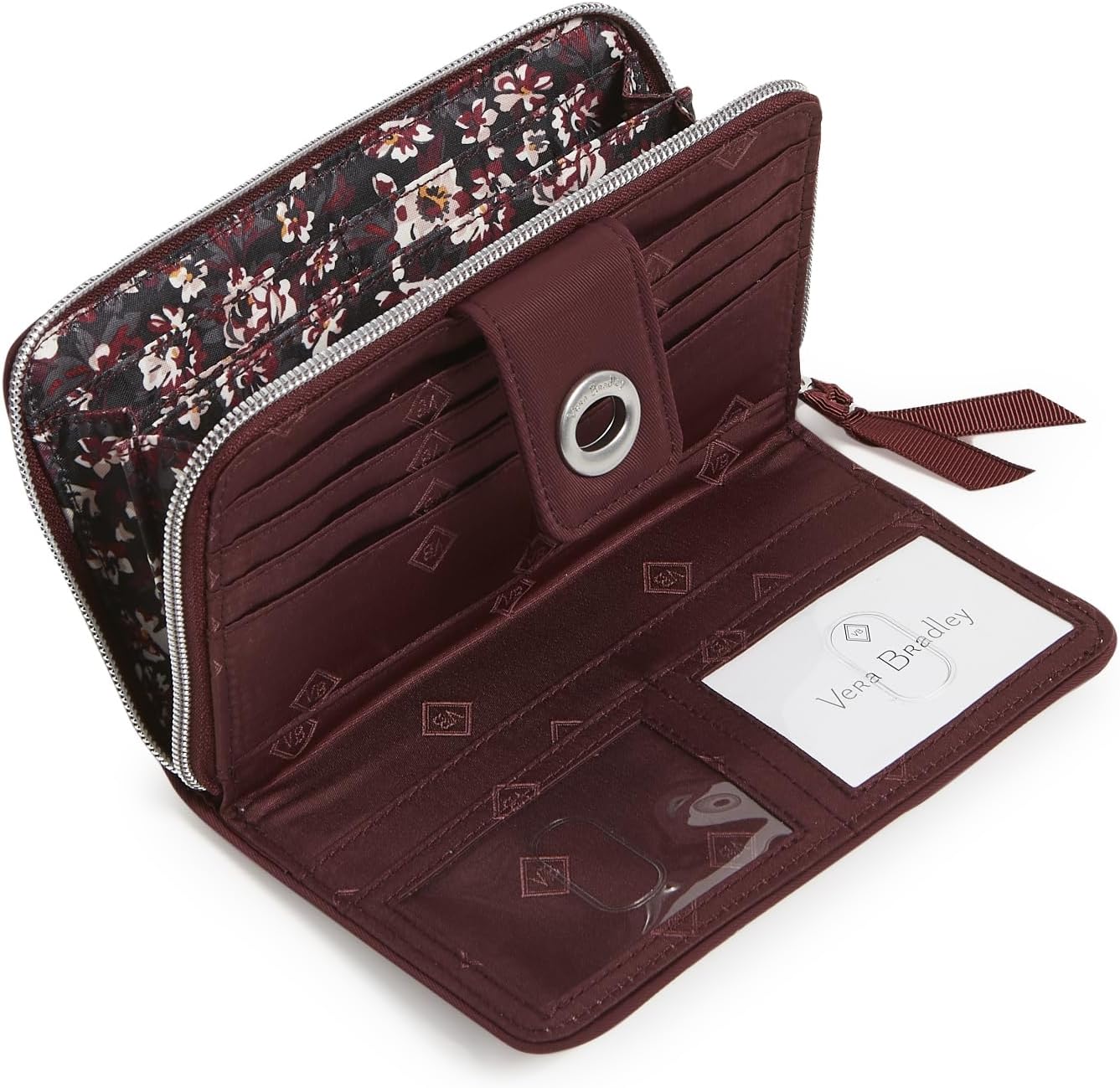 Vera Bradley Women's Performance Twill Turnlock Wallet with RFID Protection image 2