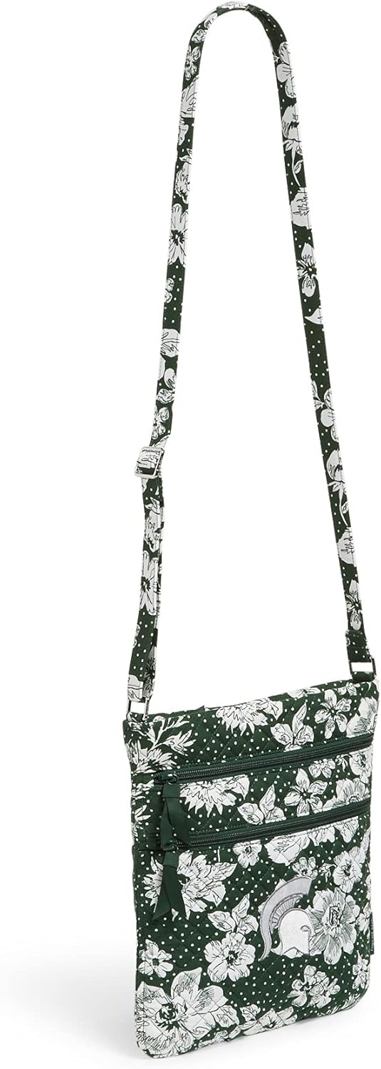 Vera Bradley Cotton Collegiate Triple Zip Hipster Crossbody Purse (Multiple Teams Available) image 4