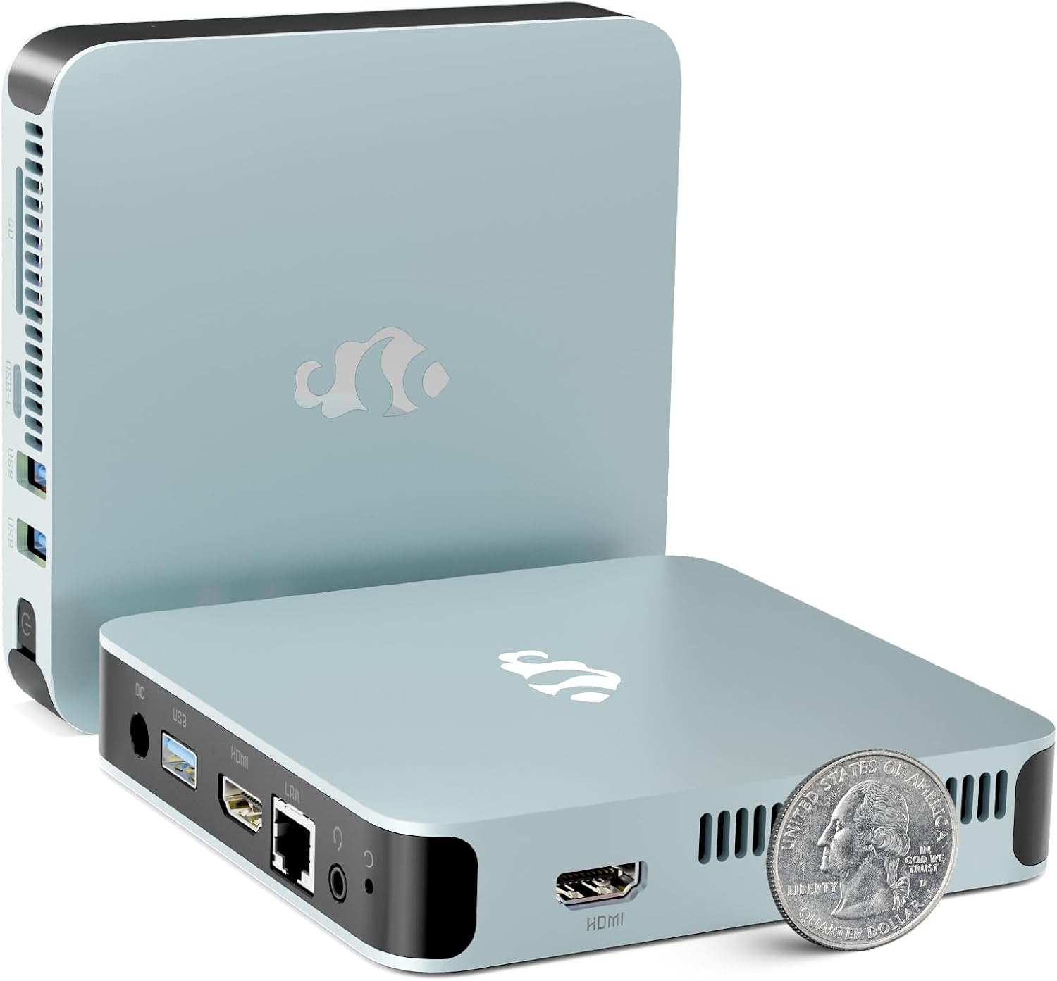 Mini PC Desktop, Desktop PC Pentium 12th Gen N100 (Up to 3.4GHz), 16GB RAM 512GB PCIe SSD 4K Triple Display, USB3.2 Type-C WiFi6 BT5.2, VESA, Compact and Light for Home Office Education image 1
