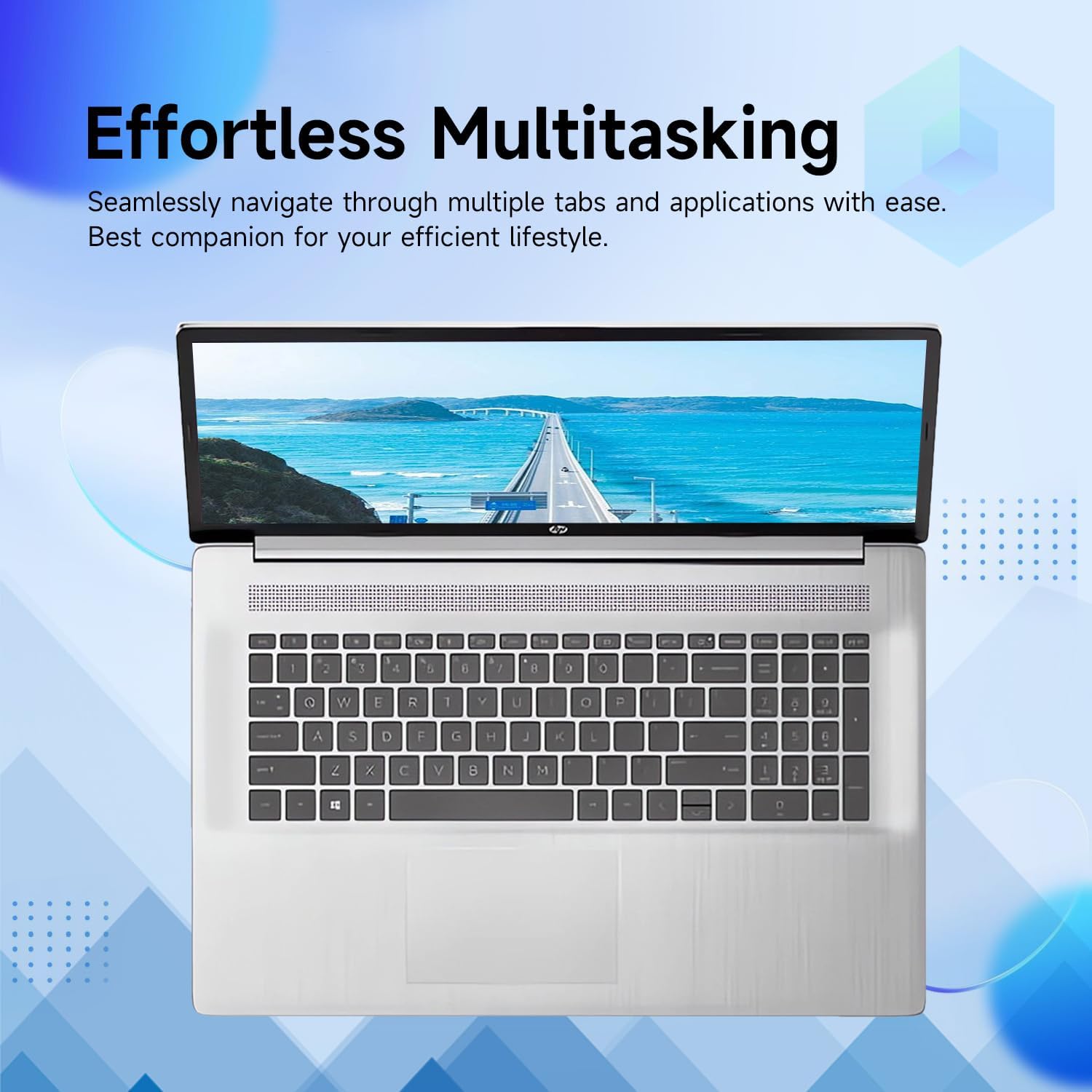 HP Premium 17.3" Touchscreen Laptop, 8-Cores Intel Core i3-N305, 16GB RAM, 128GB eMMC + 1TB SSD, Webcam, HDMI, Wi-Fi 6, Windows 11 S, Silver image 7