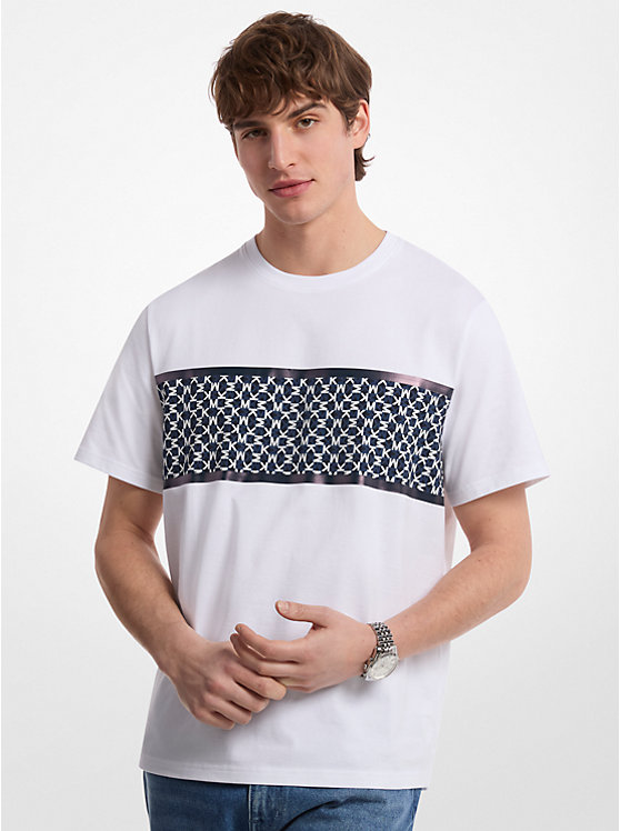 Michael Kors Outlet Logo Cotton T-Shirt image 1
