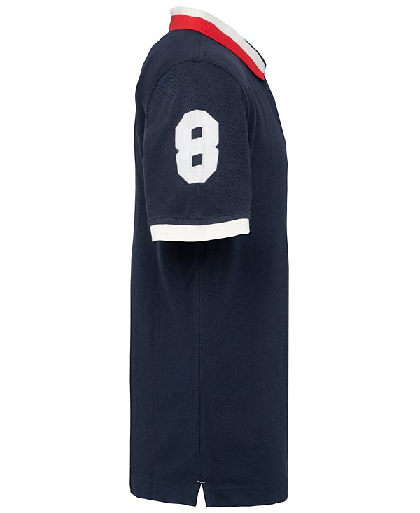 Big Boys Striped Collar Embroidered Matt Polo image 3