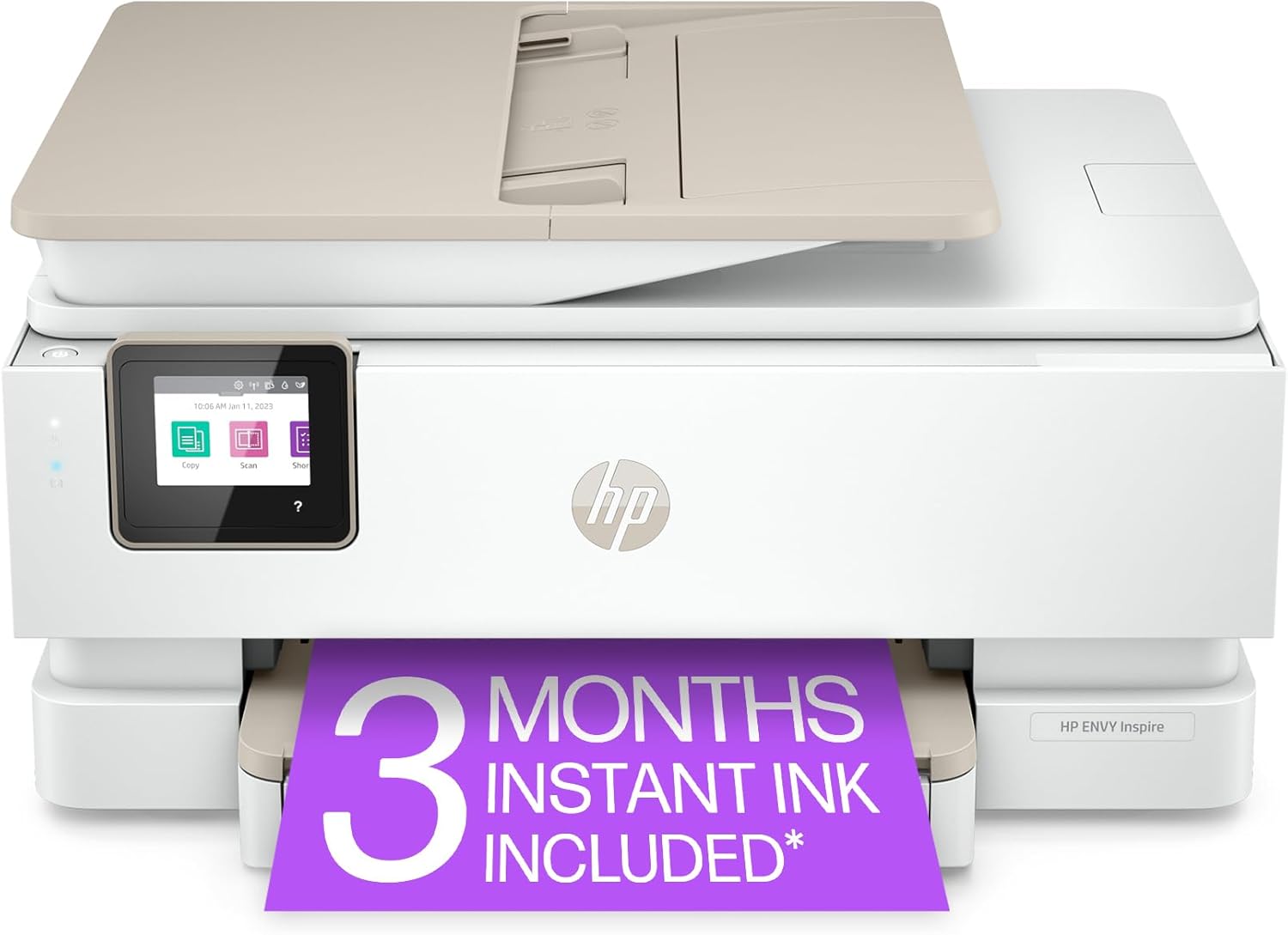 HP ENVY Inspire 7958e Wireless All-in-One Color Inkjet Printer, Print, scan, copy, Duplex printing best-for-home, 3 month Instant Ink trial included (327A7A) image 1