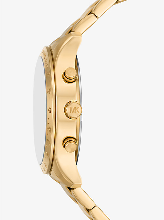 Oversized Berkley Pavé Gold-Tone Watch image 2