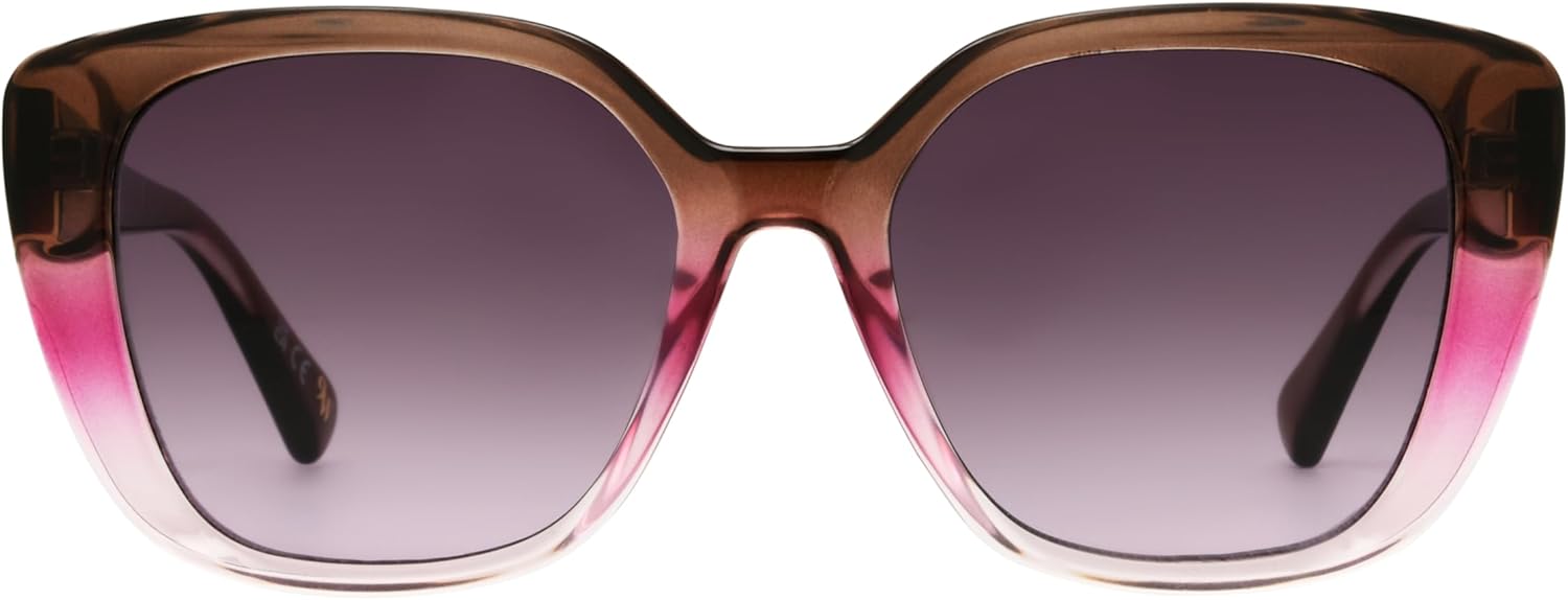 Nine West Women's Raina Cat Eye Sunglasses, Purple, 53 mm image 2