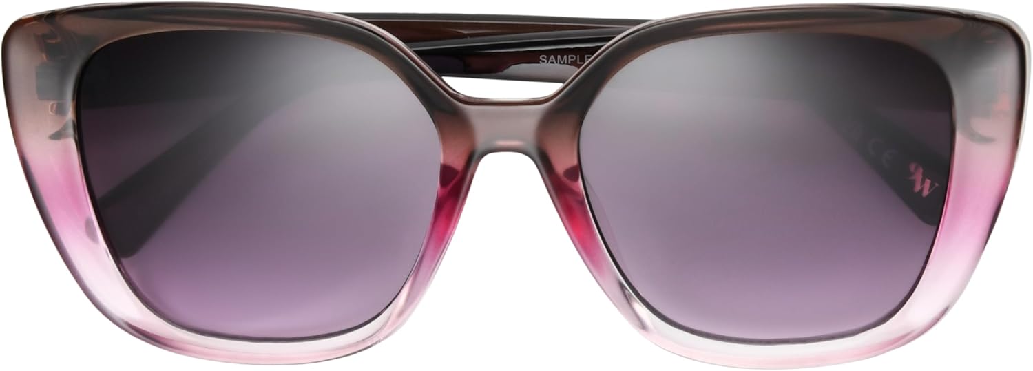 Nine West Women's Raina Cat Eye Sunglasses, Purple, 53 mm image 5