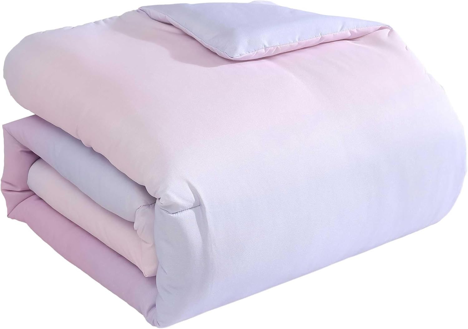 Betsey Johnson - Comforter Set, Super Soft Bedding with Matching Sham & Sheets, Includes Bonus Pillowcase & Reversible Plush Throw (Ombre Purple, Full) image 3