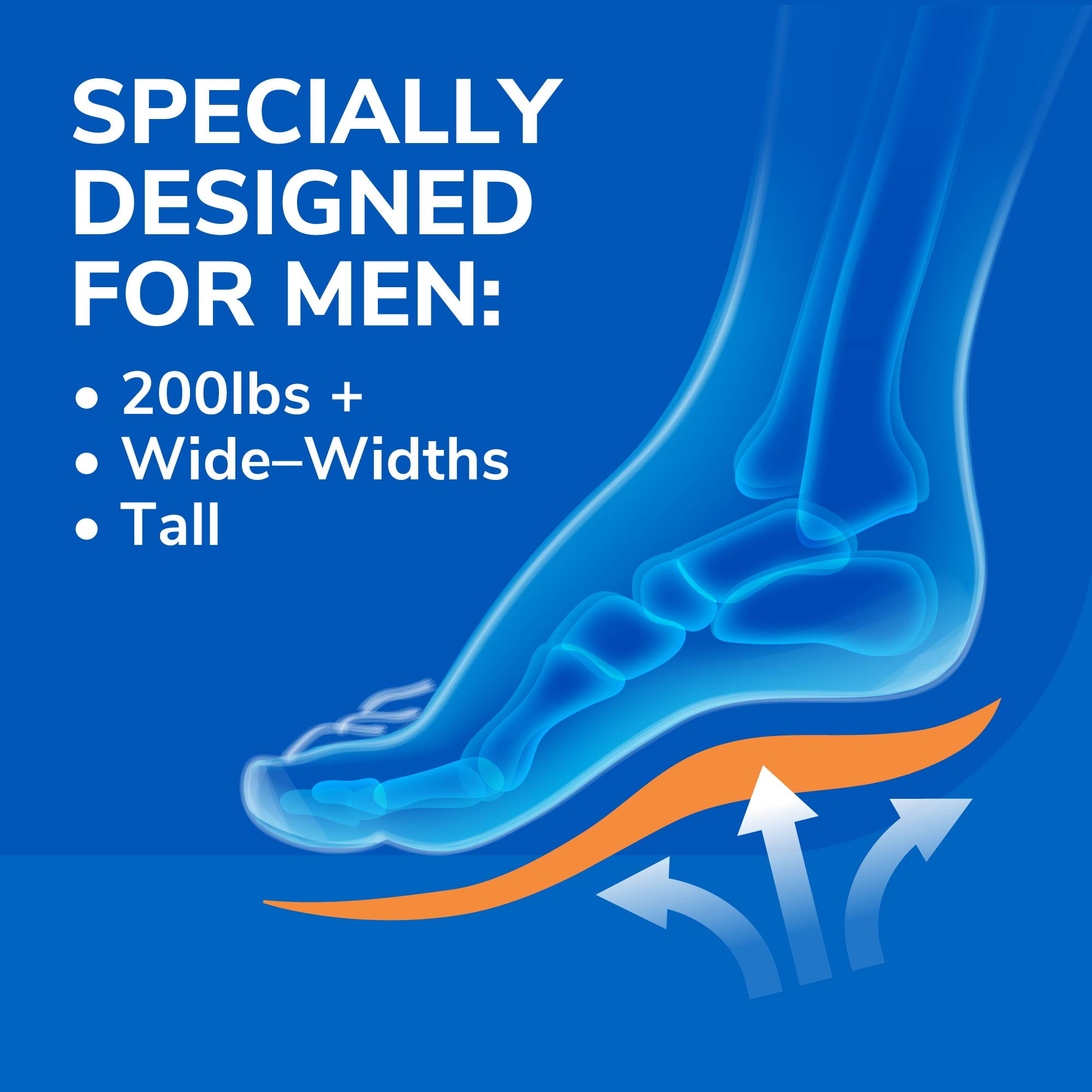Dr. Scholl's® Extra Comfort All-Day Insoles with Gel, Trim to Fit , Mens Shoe Sizes 8-14, 1 Pair image 4