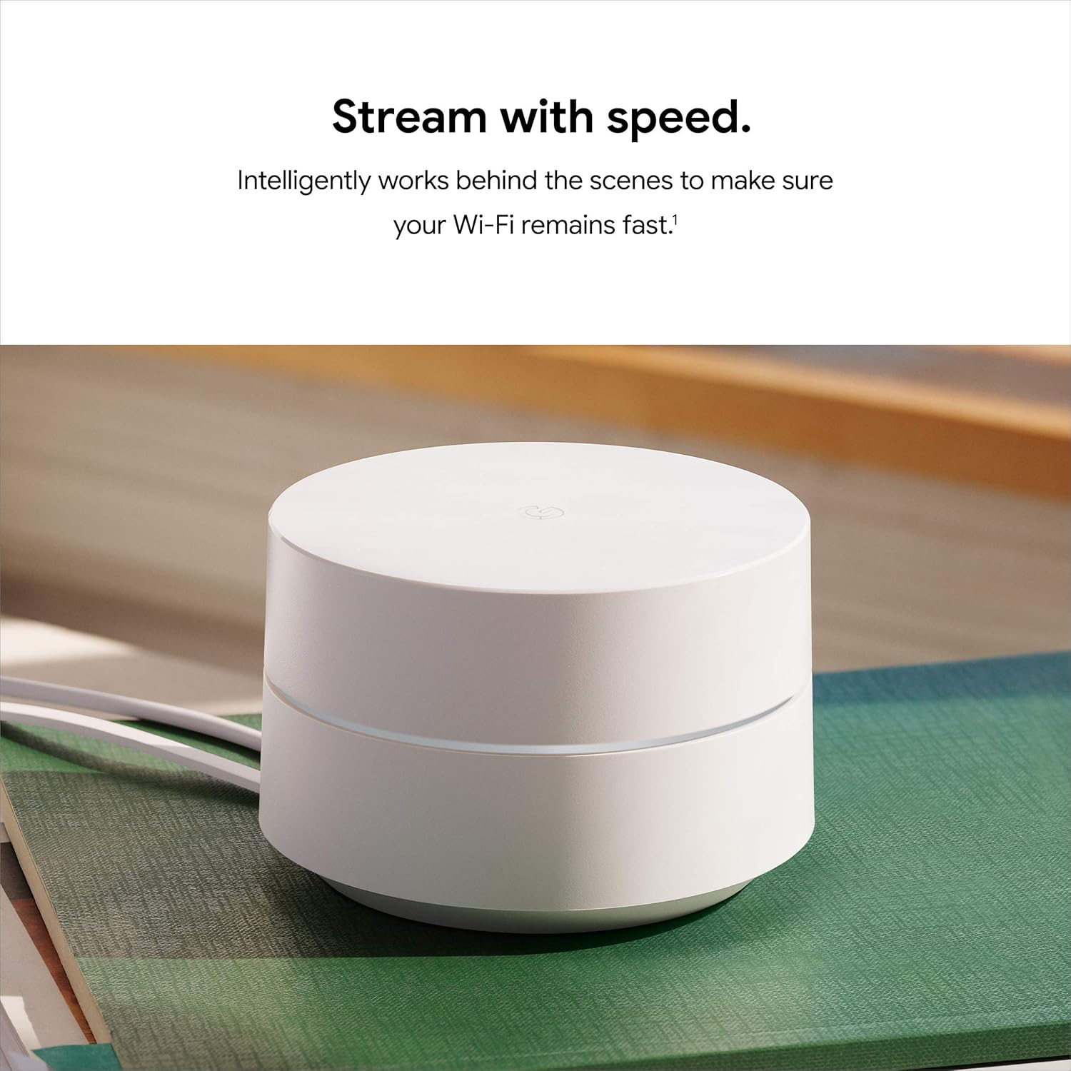 Google Wifi - AC1200 - Mesh WiFi System - Wifi Router - 1500 Sq Ft Coverage - 1 pack image 4