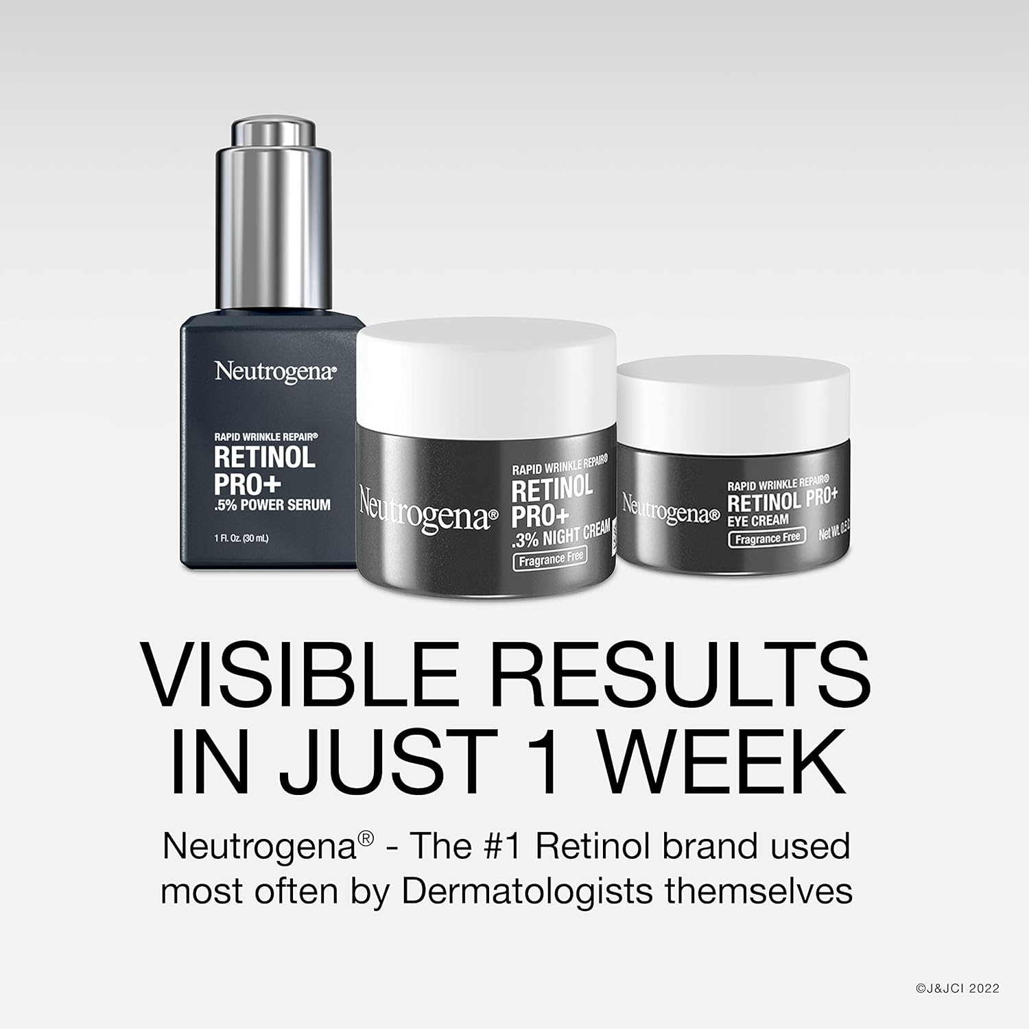 Neutrogena Retinol Pro+ Anti-Wrinkle Night Moisturizer, Rapid Wrinkle Repair, Anti-Aging Face & Neck Cream, Formulated without fragrance, parabens, dyes, & phthalates, Retinol, 1.7 oz image 7