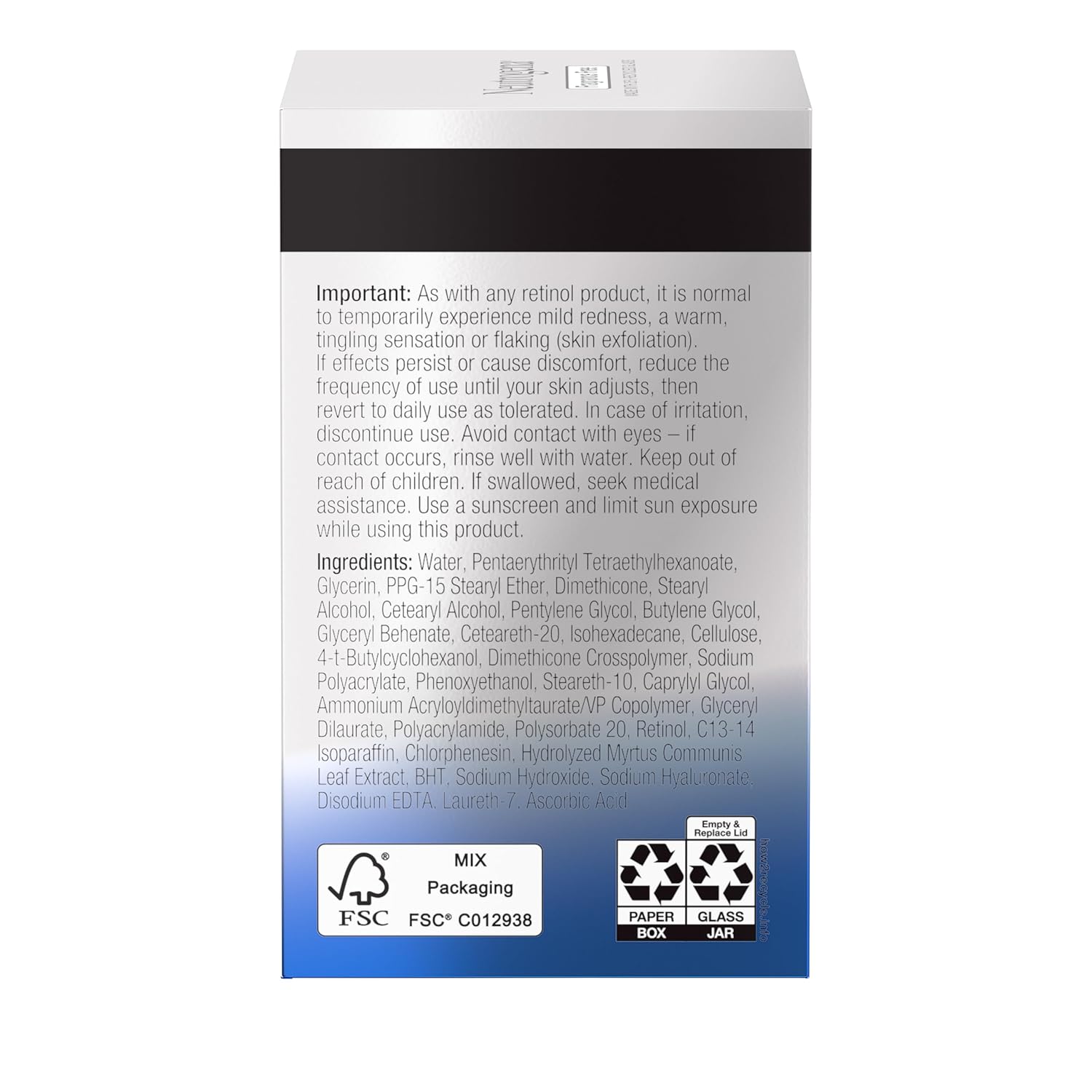 Neutrogena Retinol Pro+ Anti-Wrinkle Night Moisturizer, Rapid Wrinkle Repair, Anti-Aging Face & Neck Cream, Formulated without fragrance, parabens, dyes, & phthalates, Retinol, 1.7 oz image 10