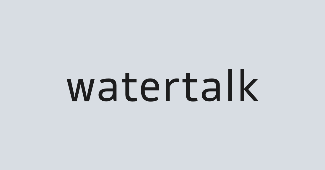 watertalk.org