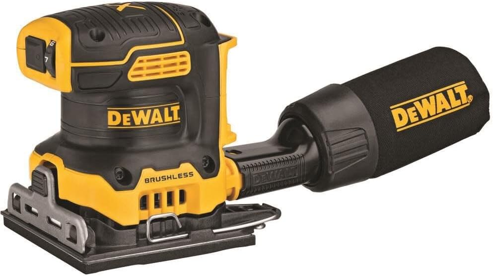 DEWALT DCW200B 20V MAX XR Brushless Cordless 1/4 Sheet Variable Speed Sander (Tool Only) image 8