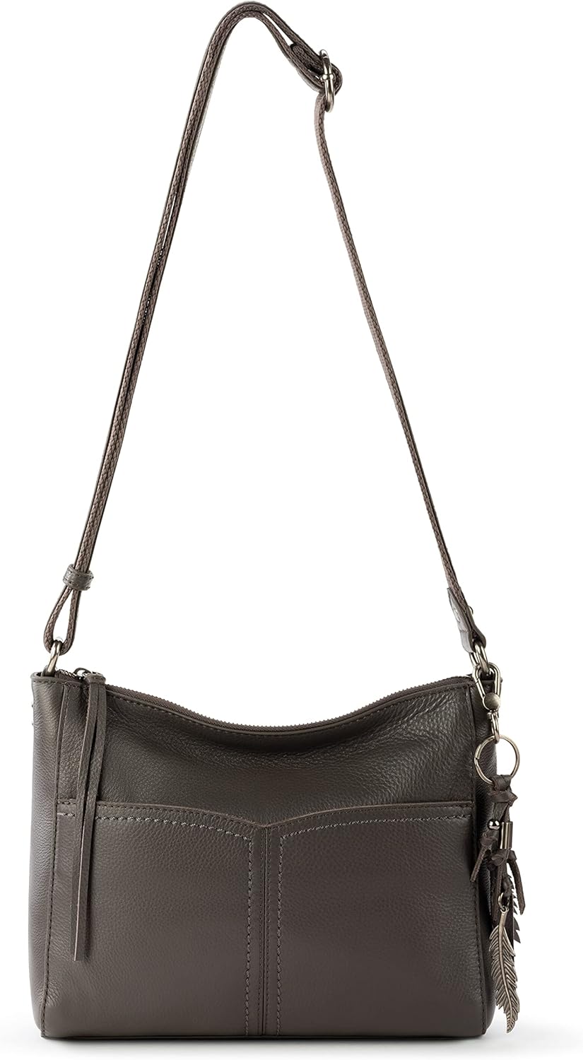 The Sak Alameda Leather Crossbody Purse - Leather Women's Handbag for Everyday & Travel - Cross Body Bag With Zipper image 5