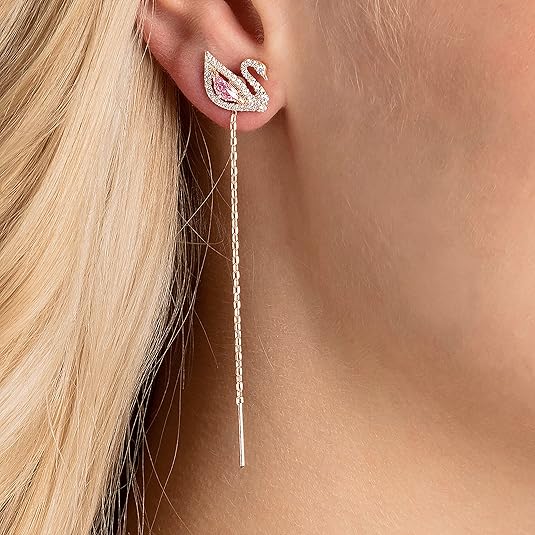 SWAROVSKI Dazzling Swan Jewelry Collection, Blue Crystals, Pink Crystals, Clear Crystals image 4