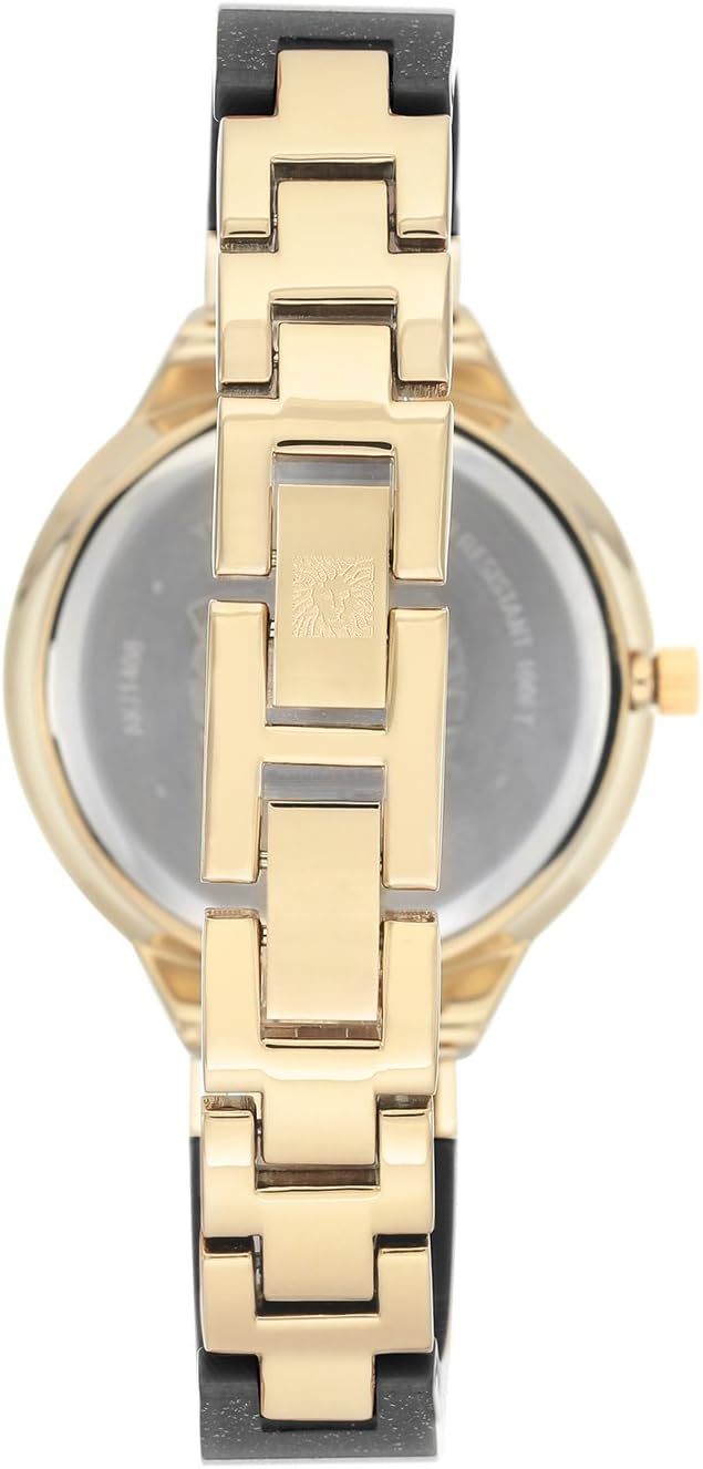 Anne Klein Women's Premium Crystal Accented Resin Bangle Watch image 2
