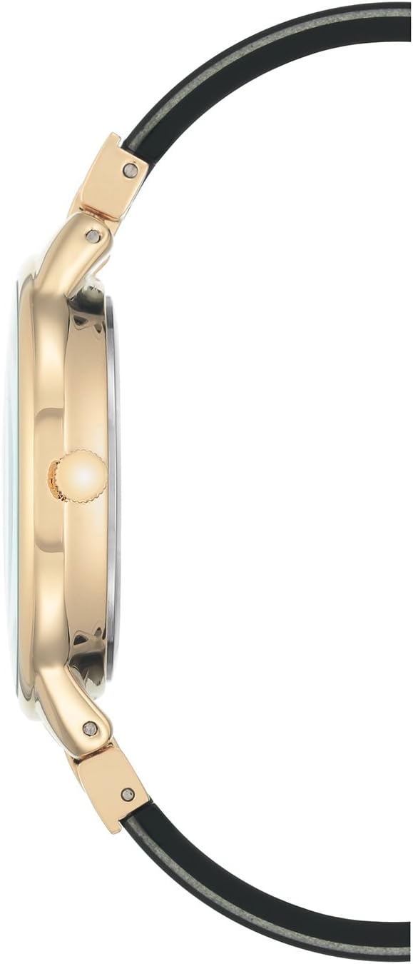 Anne Klein Women's Premium Crystal Accented Resin Bangle Watch image 3