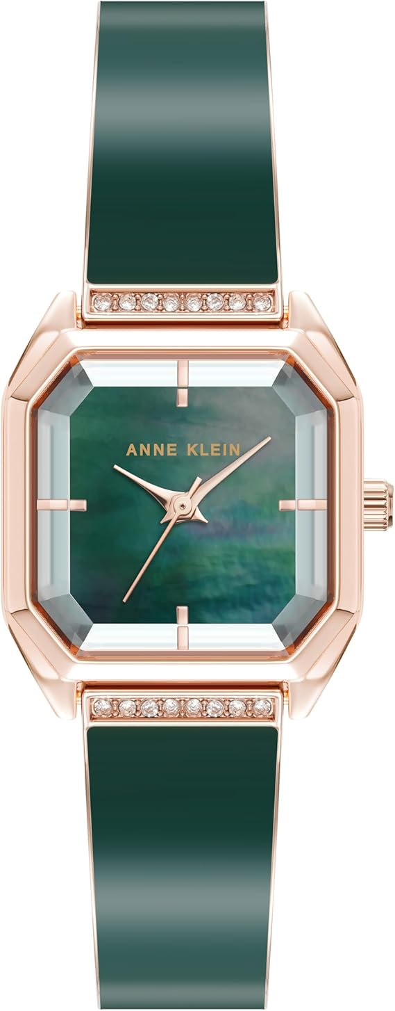 Anne Klein Women's Premium Crystal Accented Bangle Watch image 1