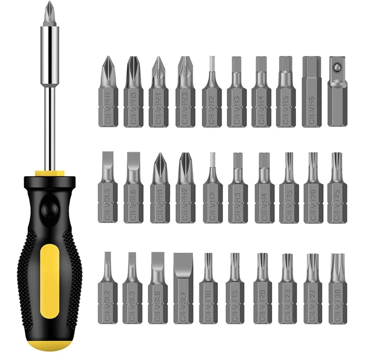 GOXAWEE 108-Piece Hand Tool Set, General Household Tool Kit with Plastic Storage Toolbox for Home Car Repair and DIY, G5239 image 6