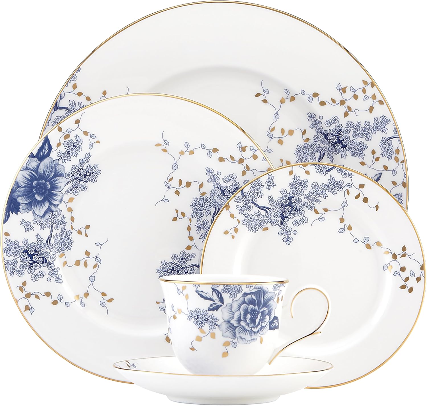 Lenox Garden Grove 5-Piece Place Setting, White - 6 ounces image 1