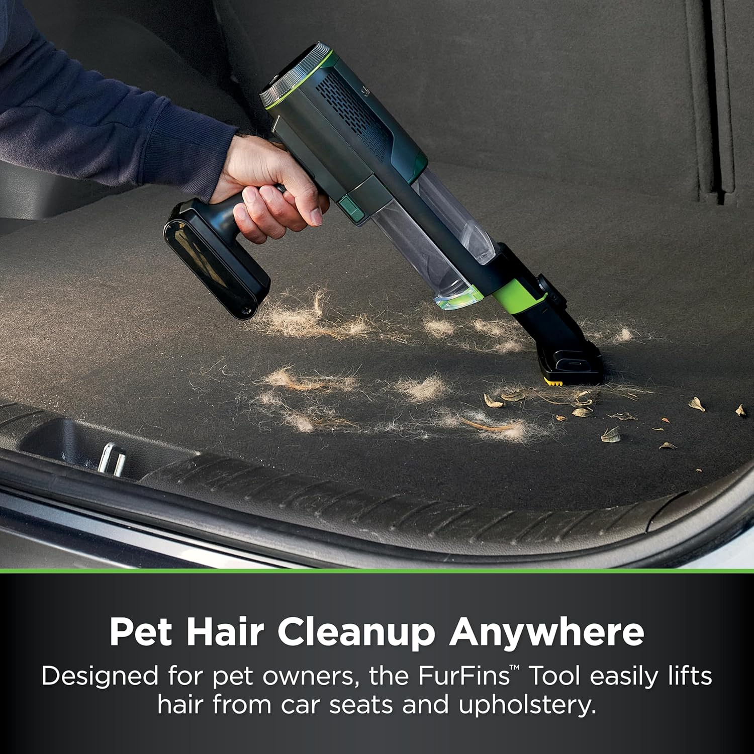 Shark PowerBoost Cordless 2-in-1 Car/Home Handheld PowerVac, Powerful Suction, 40 Minute Runtime, Portable, 3 Cleaning Modes, LED Screen, Furfins Tool, Duster Crevice Tool, Charcoal, BH102 image 3
