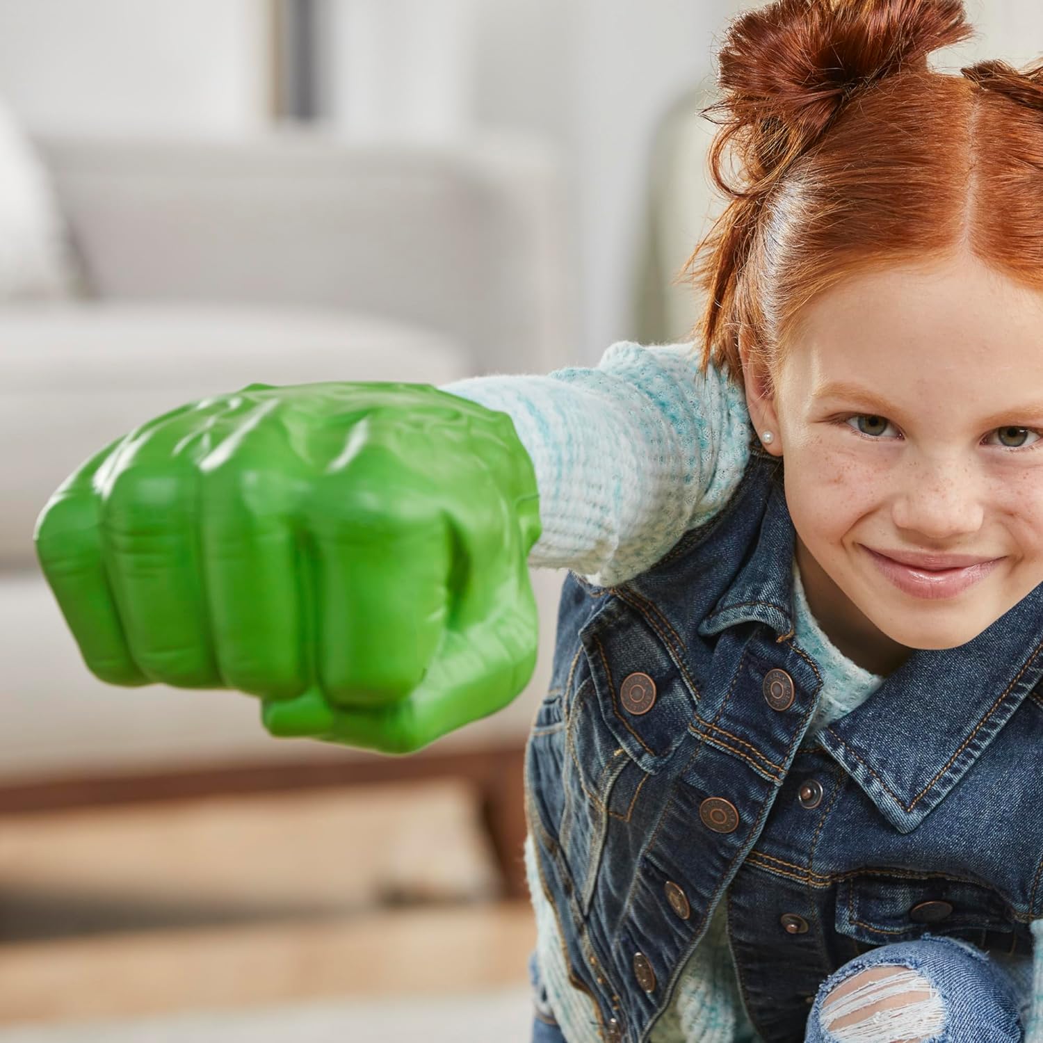 Marvel Hulk Gamma Smash Fists, Soft Foam Role Play Toy, Avengers Super Hero Toys for Kids Ages 5 and Up image 4