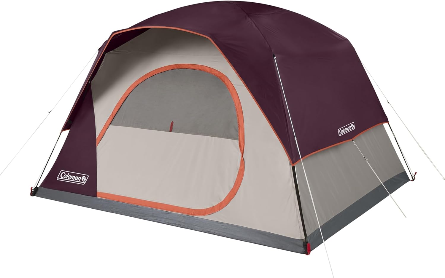 Coleman Skydome Tent with 5 Minute Setup, 2/4/6/8 Person Weatherproof Tent with Rainfly & Carry Bag, 20% More Headroom Than Traditional Canopies image 1