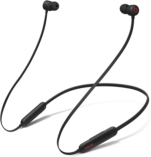 Beats Flex Wireless Earbuds - Apple W1 Headphone Chip, Magnetic Earphones, Class 1 Bluetooth, 12 Hours of Listening Time, Built-in Microphone - Black image 1