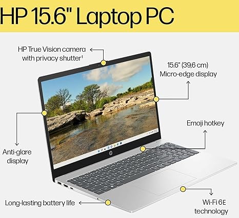HP Laptop Computer 15.6" FHD for Student Home and Business, Intel 4-Core Processor (Beat i3-1115G4), 32GB DDR4 RAM, 1TB PCIe SSD, WiFi 6E, Bluetooth 5.3, Type-C, HDMI, Windows 11 Pro, BEF-ectoy image 4