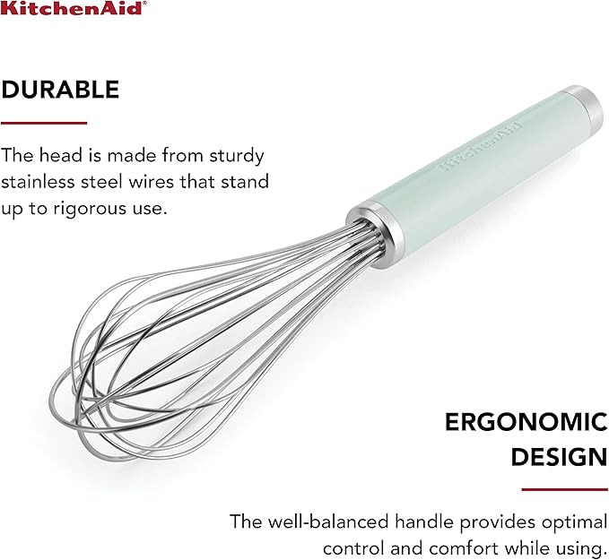KitchenAid Classic Utility Whisk, 10.5-Inch, Pistachio image 4