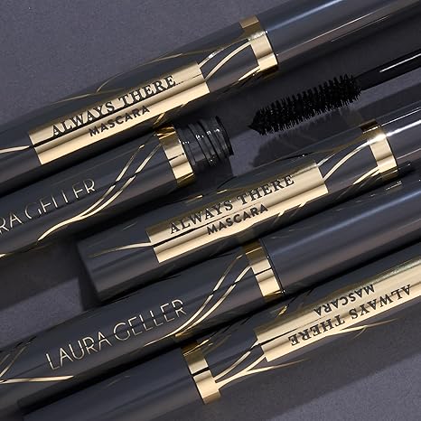LAURA GELLER NEW YORK Always There Lengthening Mascara in Black - Defining, Curling, Buildable Formula Eye Makeup- Innovative Lengthening Brush - 1 count image 4