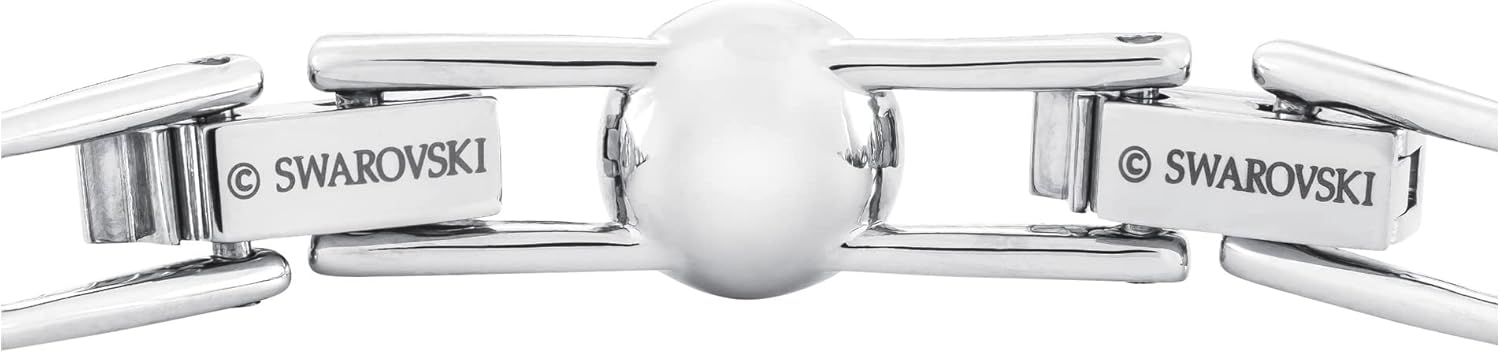 Swarovski Una Angelic Bracelet with White Crystals on a Rhodium Plated Setting image 4
