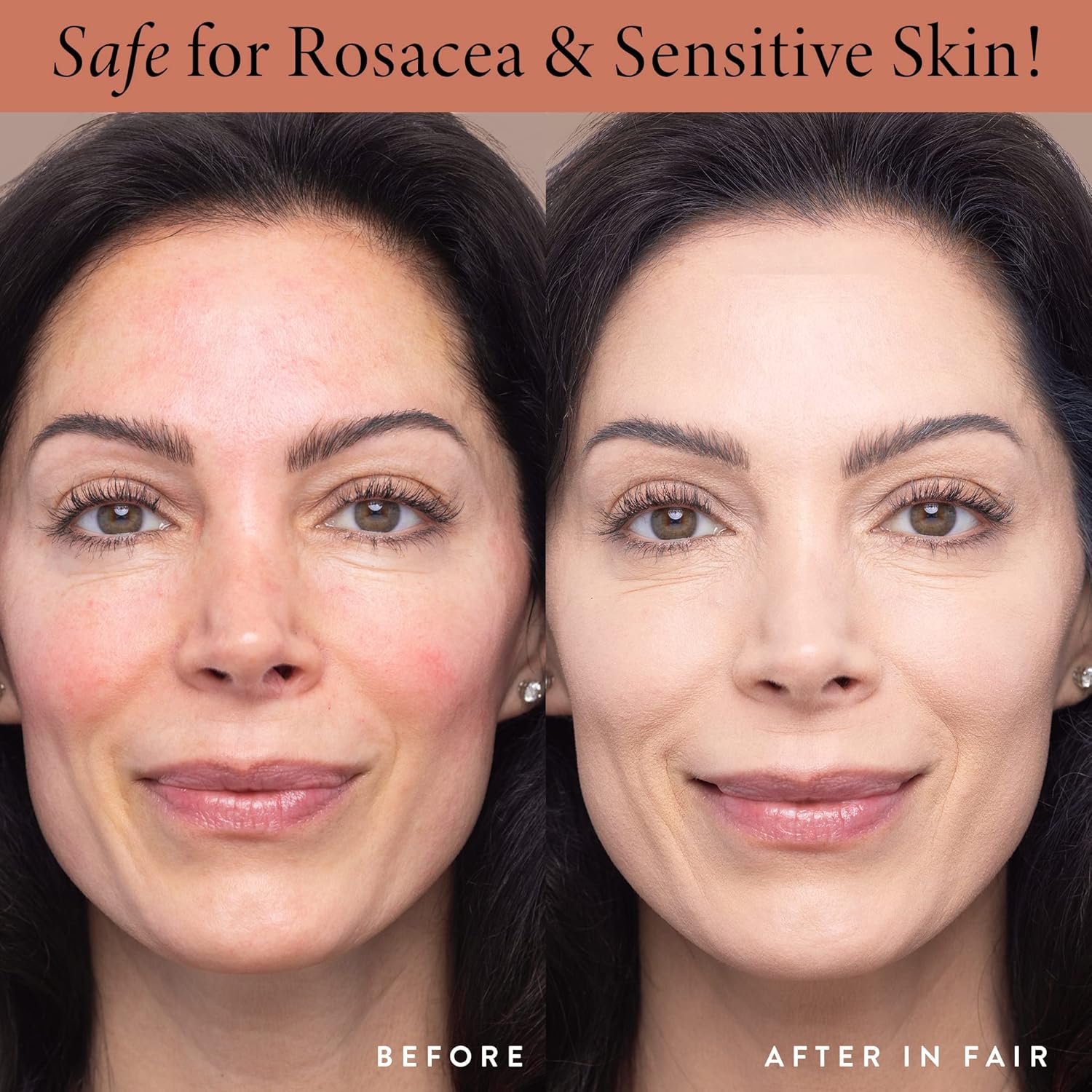  Click to see full view LAURA GELLER Double Take Liquid Foundation | Medium to Full Coverage, Natural Matte Finish, Medium image 6