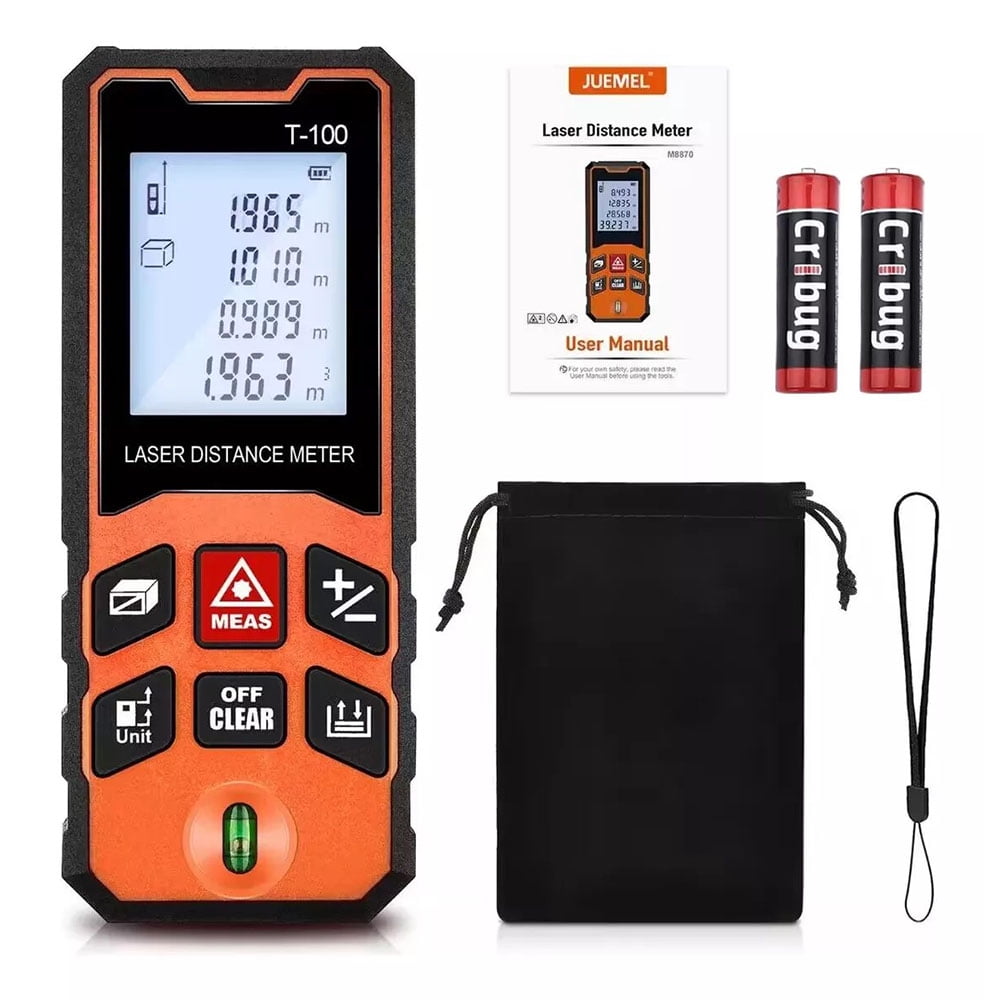 GOXAWEE Laser Measure, 328Ft Digital Laser Distance Meter with Bubble Levels image 1