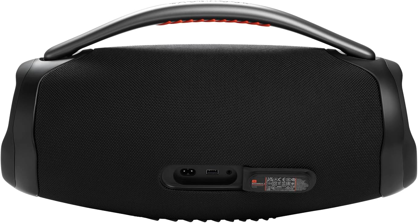 JBL Boombox 3 Black Portable Bluetooth Speaker with Massive Sound, Deepest Bass, IPX7 Waterproof, 24H Playtime, PartyBoost image 7