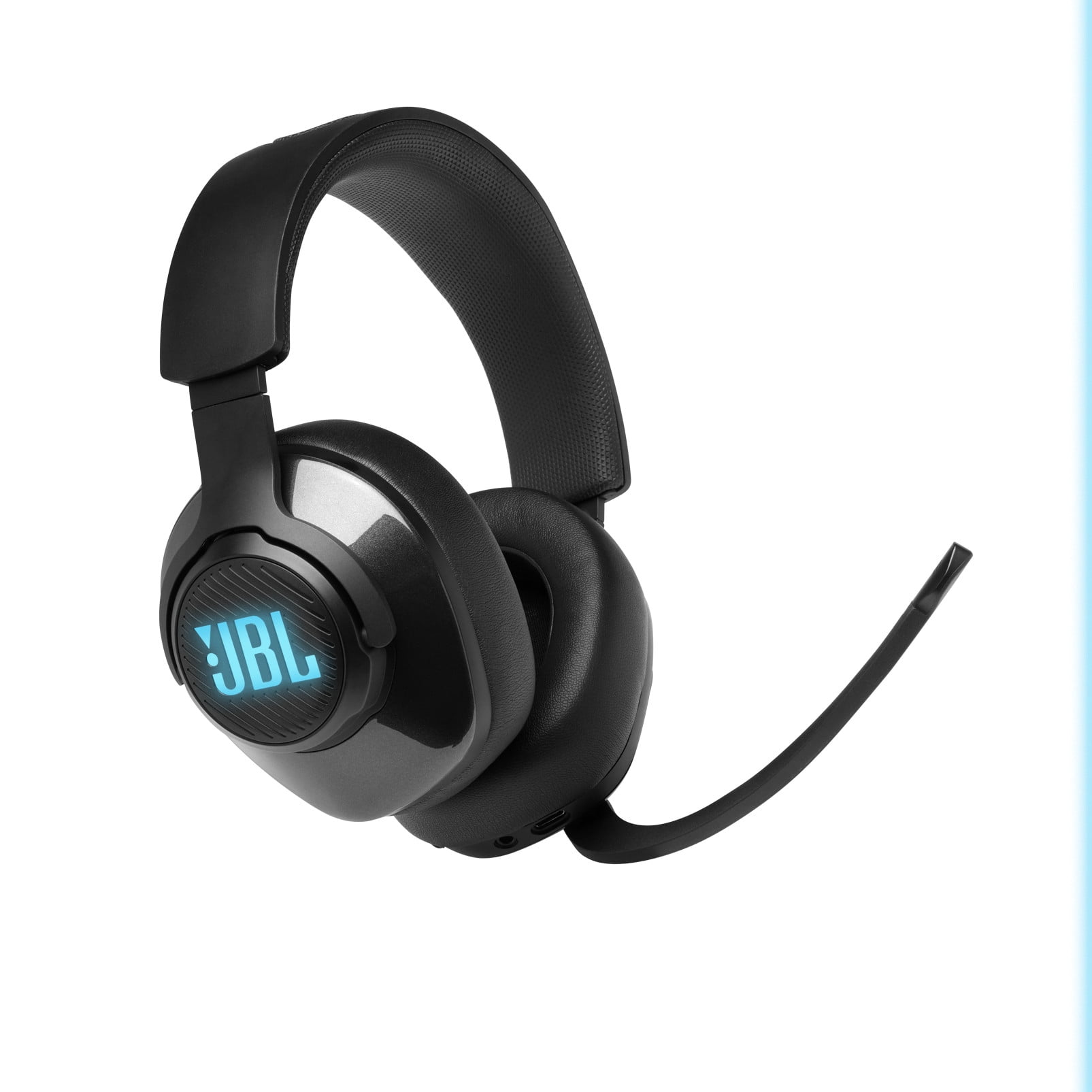 JBL Quantum 400 - USB over-ear PC gaming headset with game-chat dial - Gaming headset to give you an edge over the competition - Black image 4